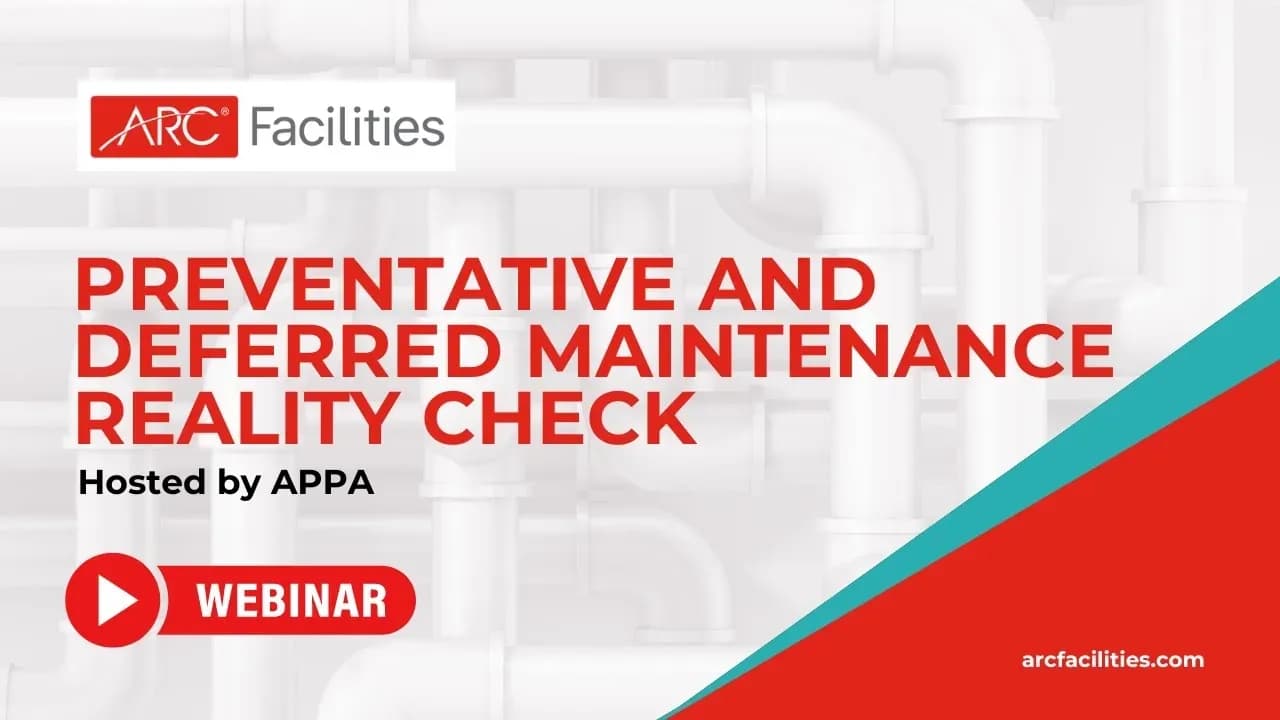 Preventative and Deferred Maintenance Reality Check webinar thumbnail