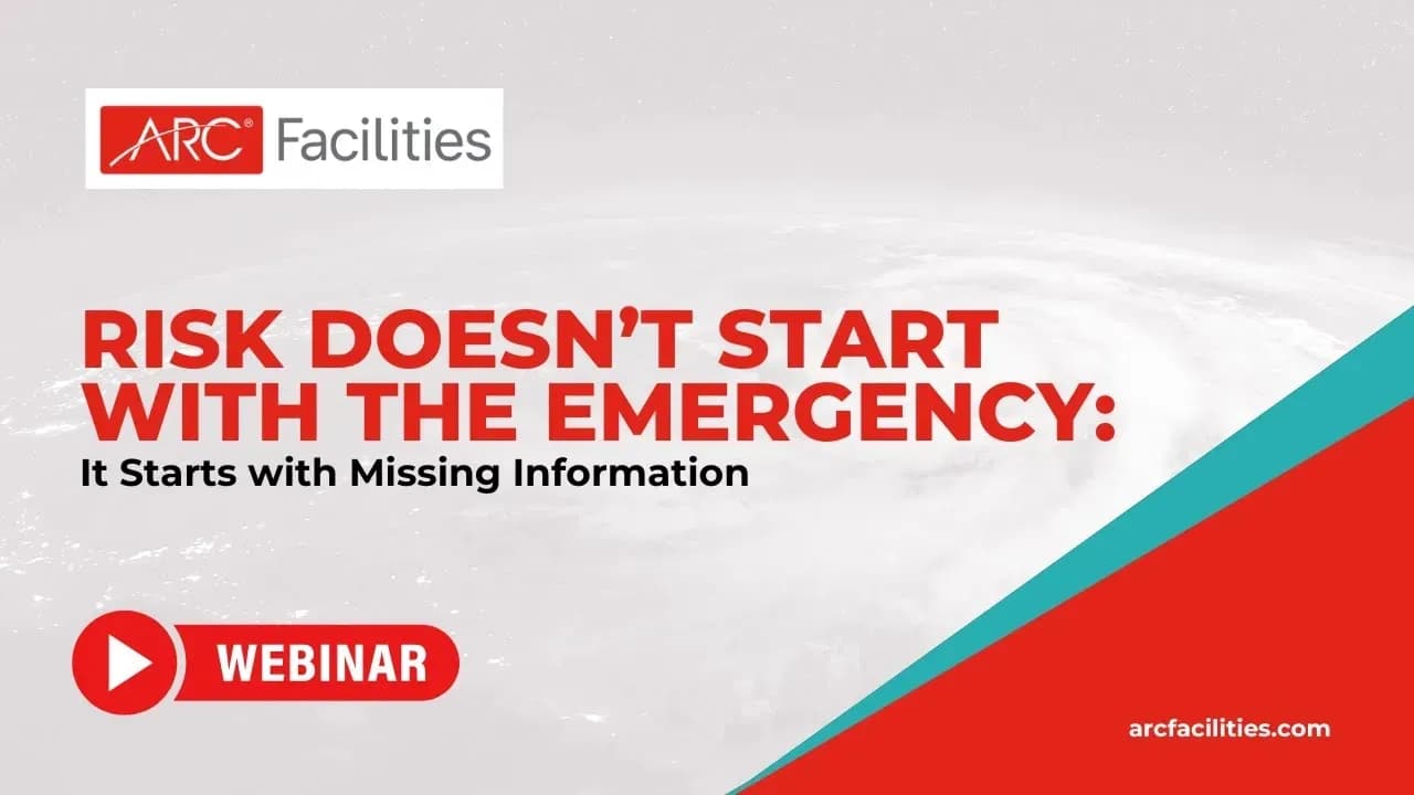 Risk Doesn't Start with the Emergency. webinar thumbnail