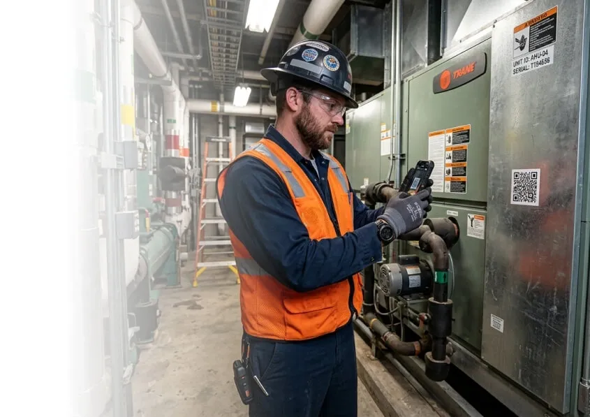 QR codes for asset tracking