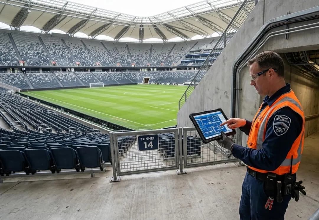 Soccer Stadium Facilities Management Software