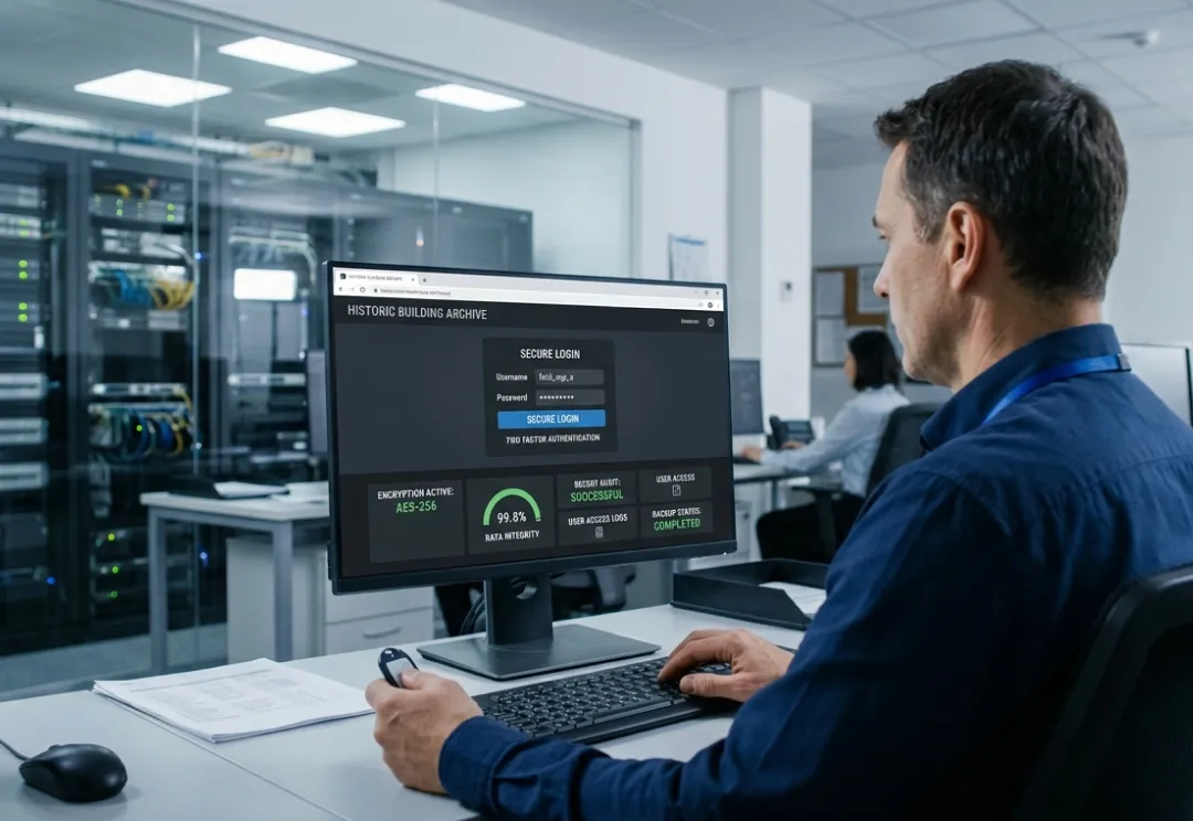 Instant access to archived building data