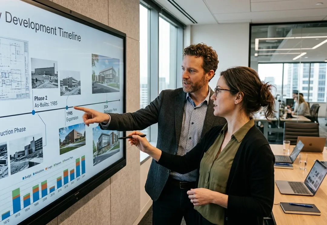 Instant access to archived building data