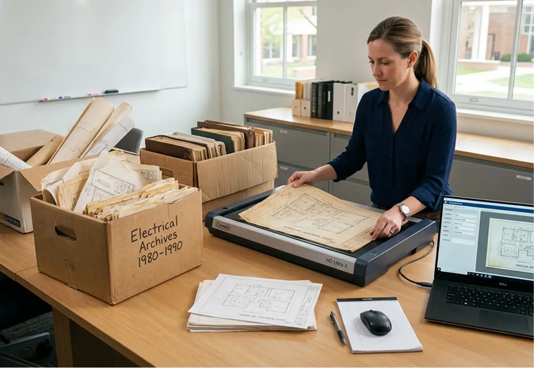 Multi-site facility document management