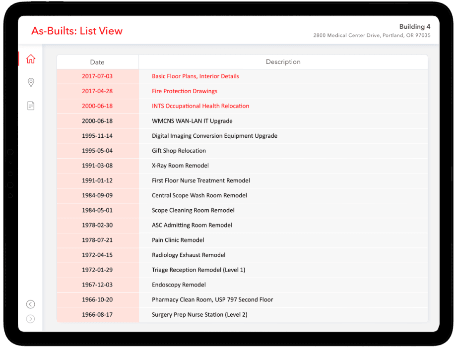 AS Build List View