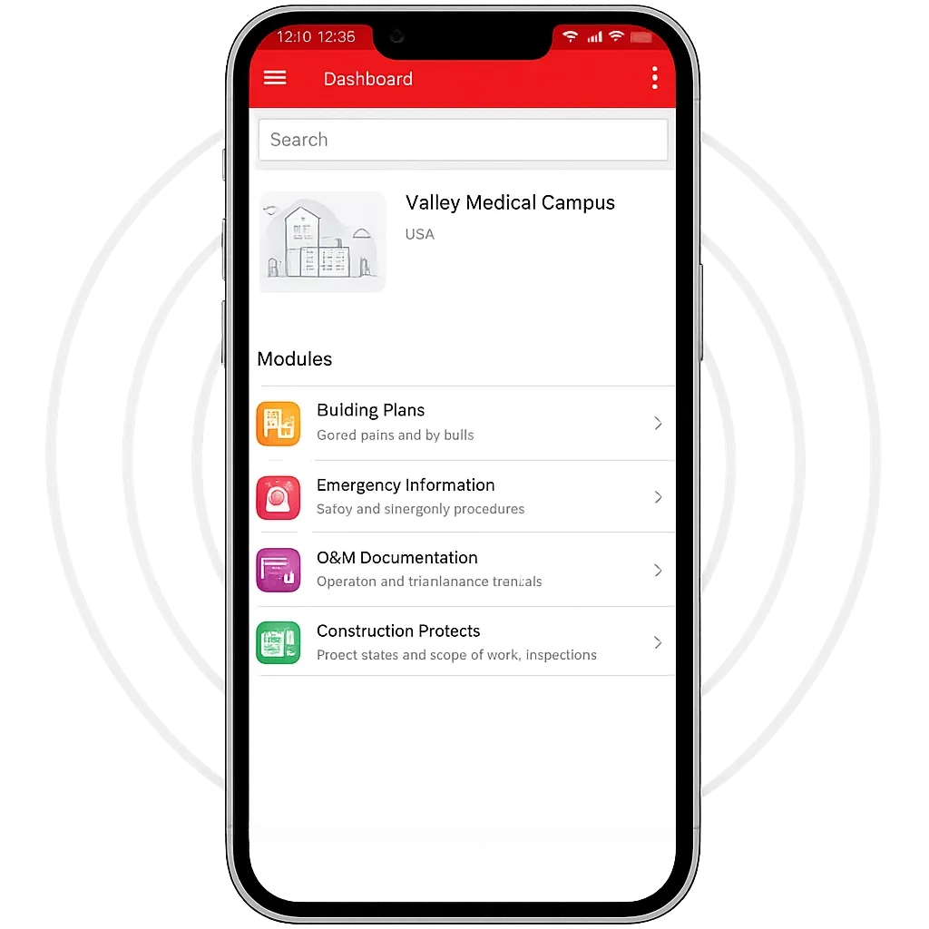 Complements Existing Healthcare Facilities Management Software