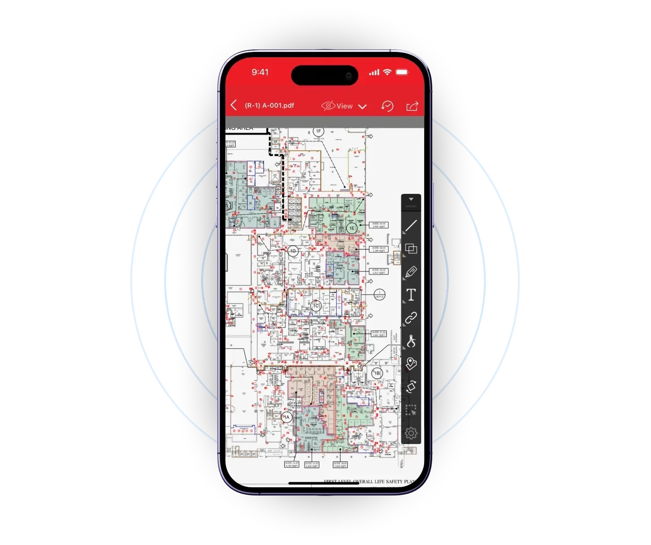 Instant access to plans in the field