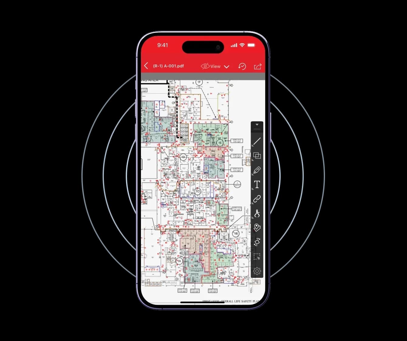 Instant access to plans in the field